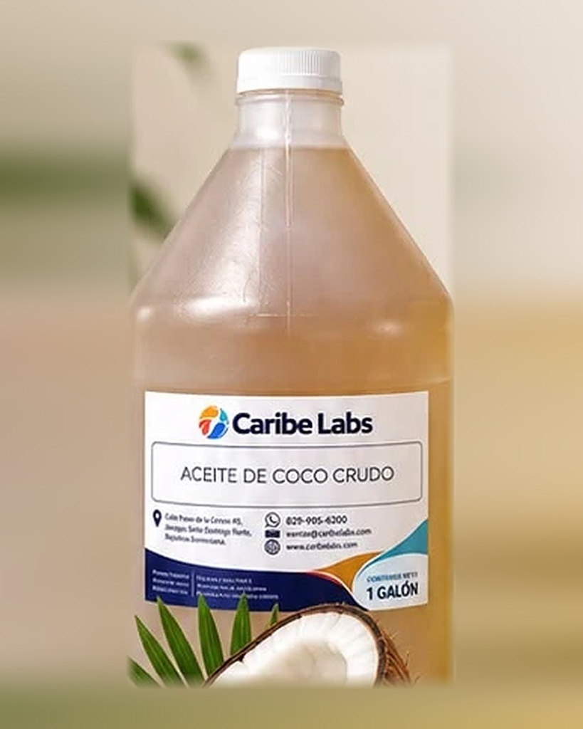 Aceite de coco crudo
